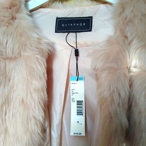 Metaphor faux fur coat